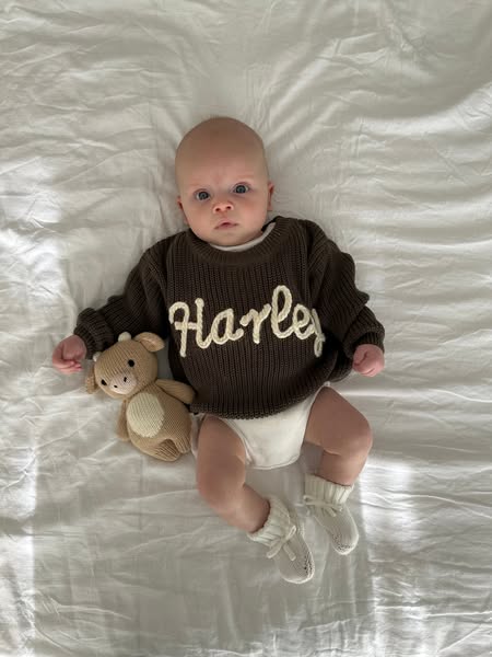 50% OFF — Chocolate Personalized Knit