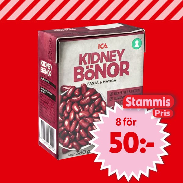 Kidneybönor 380g ICA