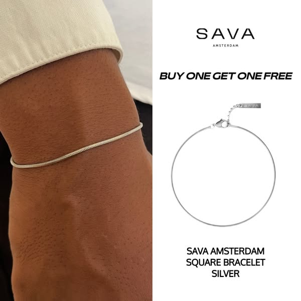 SQUARE BRACELET | Silver