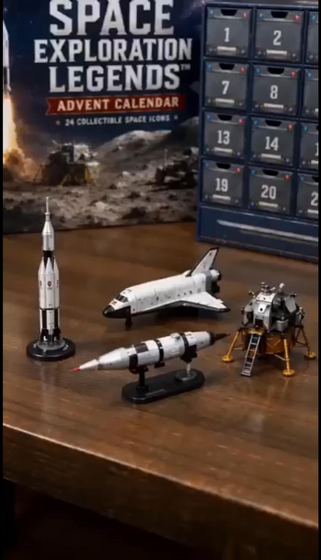 2026 Space Exploration Legends Advent Calendar – 24 Days of Space Missions, 24 Collectible Surprises
