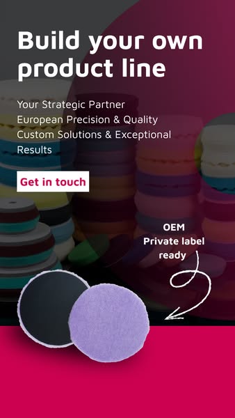 Build a polishing pad range under your own brand.