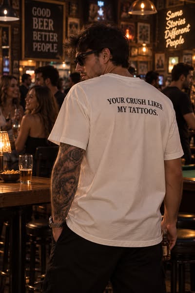 Your Crush Likes My Tattoos.