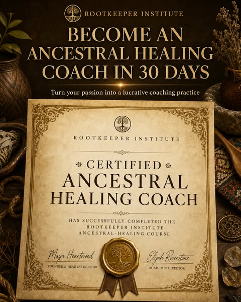 Ancestral Healing Coach Certification — $49