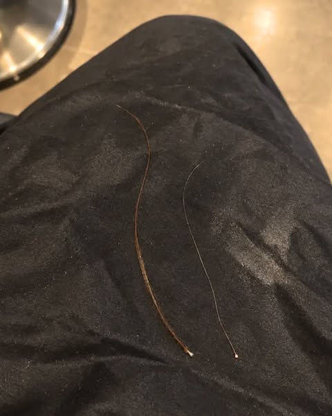 Nobody looked at my hair for a year