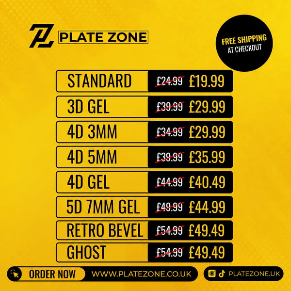 Get a Custom Number Plate