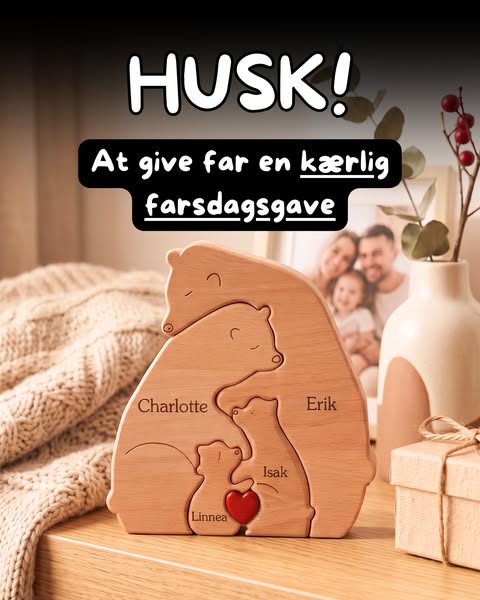 Hold familien tæt på hjertet