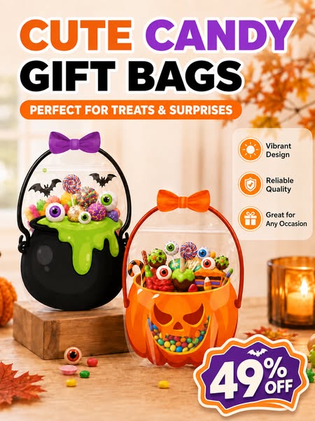 Quick-Fill Halloween Treat Bags for Last-Minute Party Prep