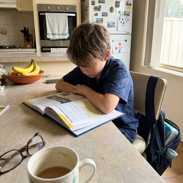 He ignored the iPad. He was reading about money.