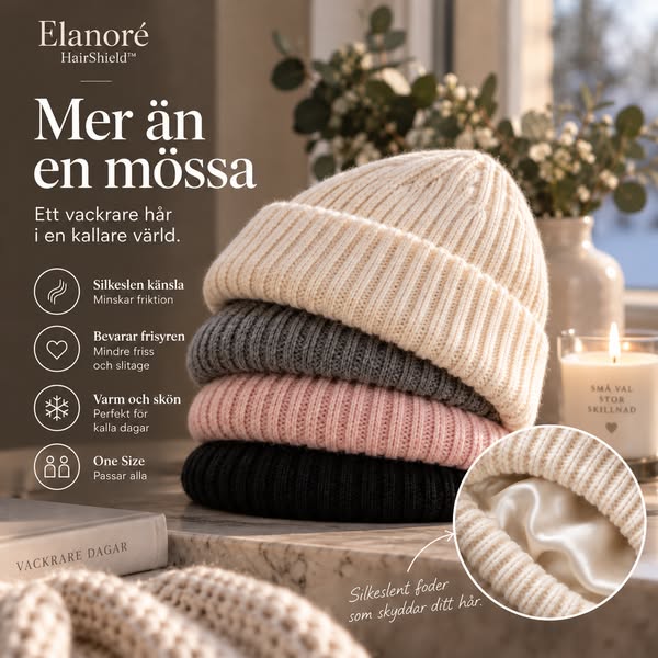 Skydda håret i vinter