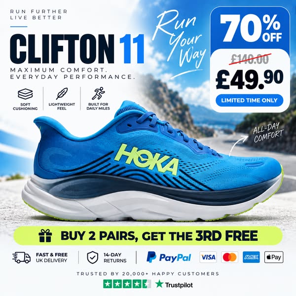 Clifton 11 — Now £49.90