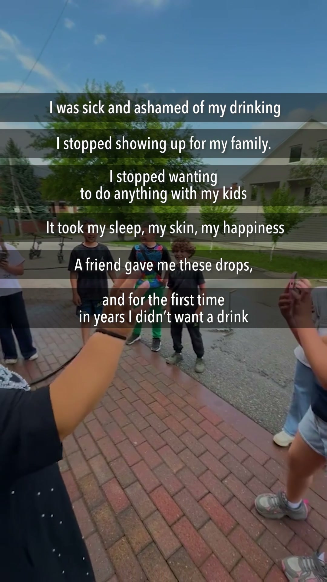 I was sick and ashamed of my own drinking.