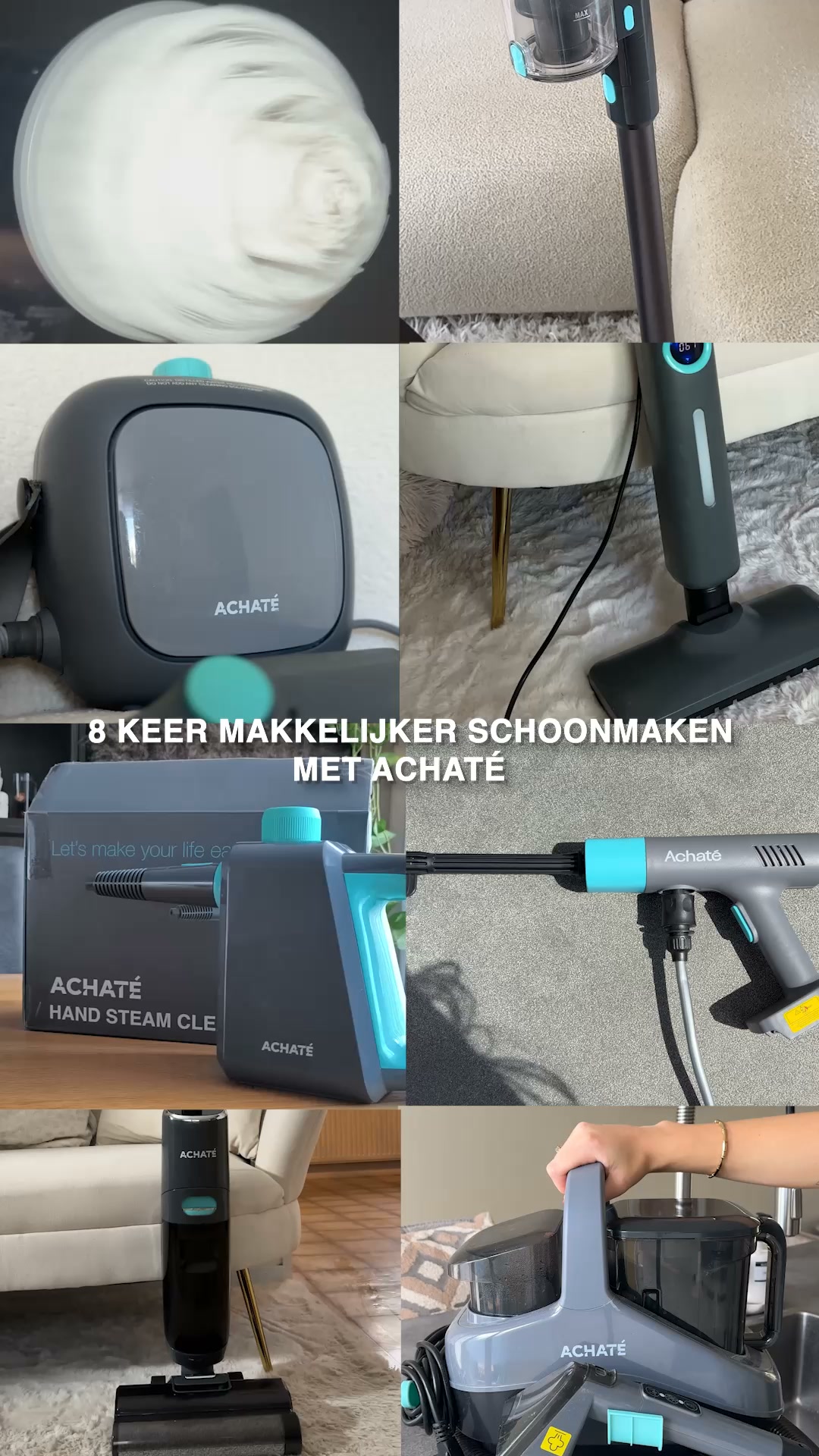 Minder schoonmaken. Meer leven.