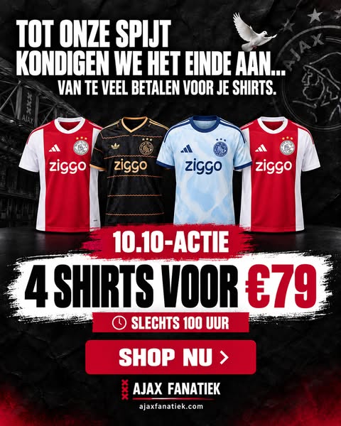 4 shirts voor € 79