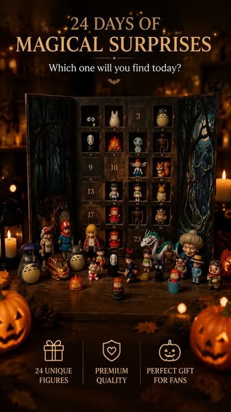 Sculpture-Classic Studio Ghibli Anime Advent Calendar 2026
