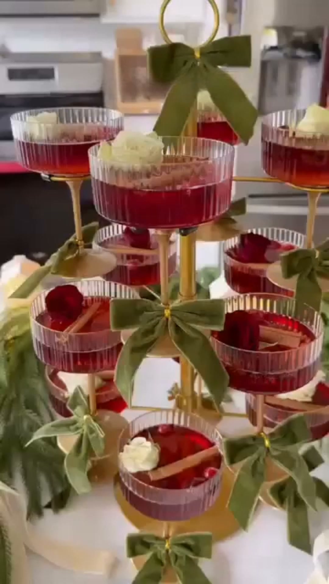 Cocktail Tree | Lyxigt Drinkställ i 3 Våningar | Partytillbehör
