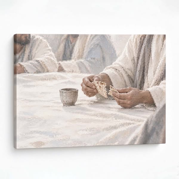 Beautiful Shared-Meal Canvas Art