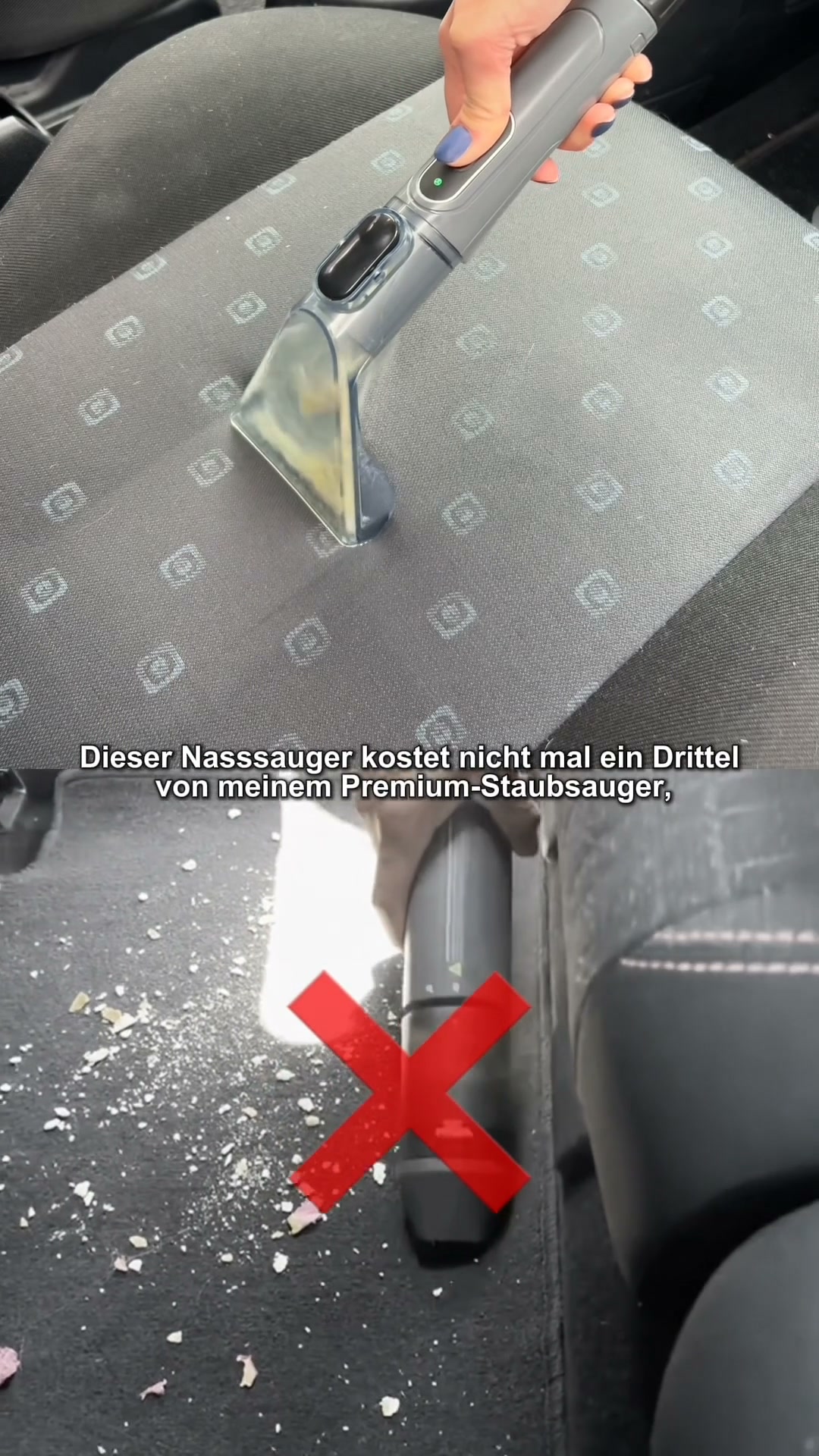 Das ist ekelhaft, wenn du dein gebrauchtes Auto nicht so reinigst