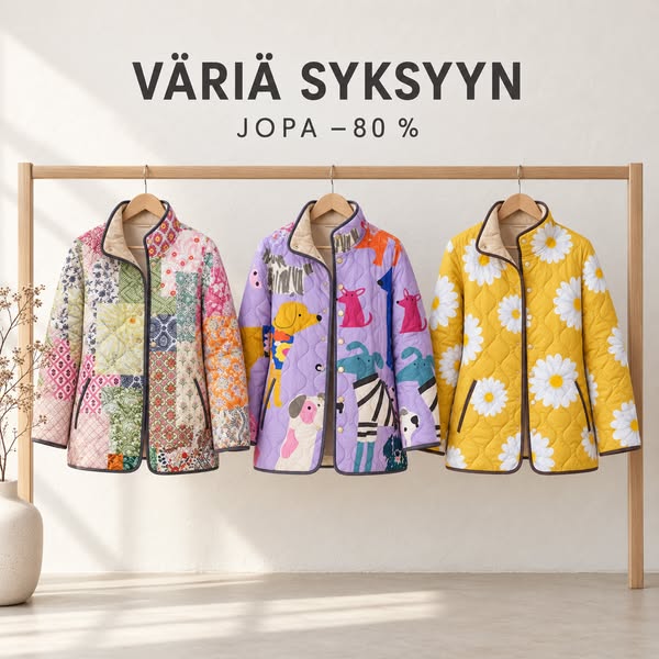 Jopa 80 % alennusta