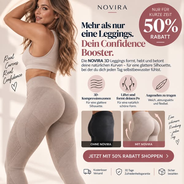 Fühl dich wohl in deiner Haut – NOVIRA 3D Leggings