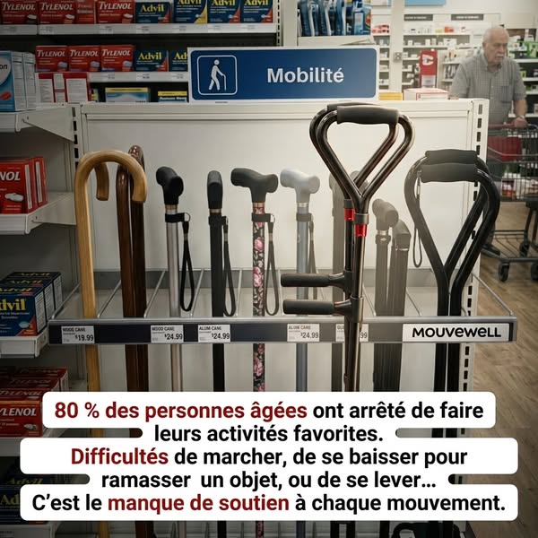 Pas juste une canne. Une solution complète