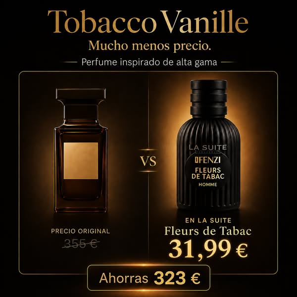 Mismo aroma, 10 veces menos precio