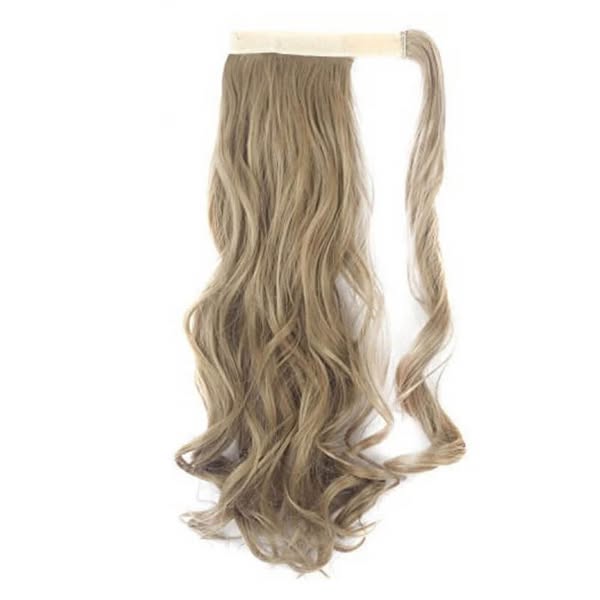€11.99 - Lasni podaljški za čop, Pepelnato blond skodrani