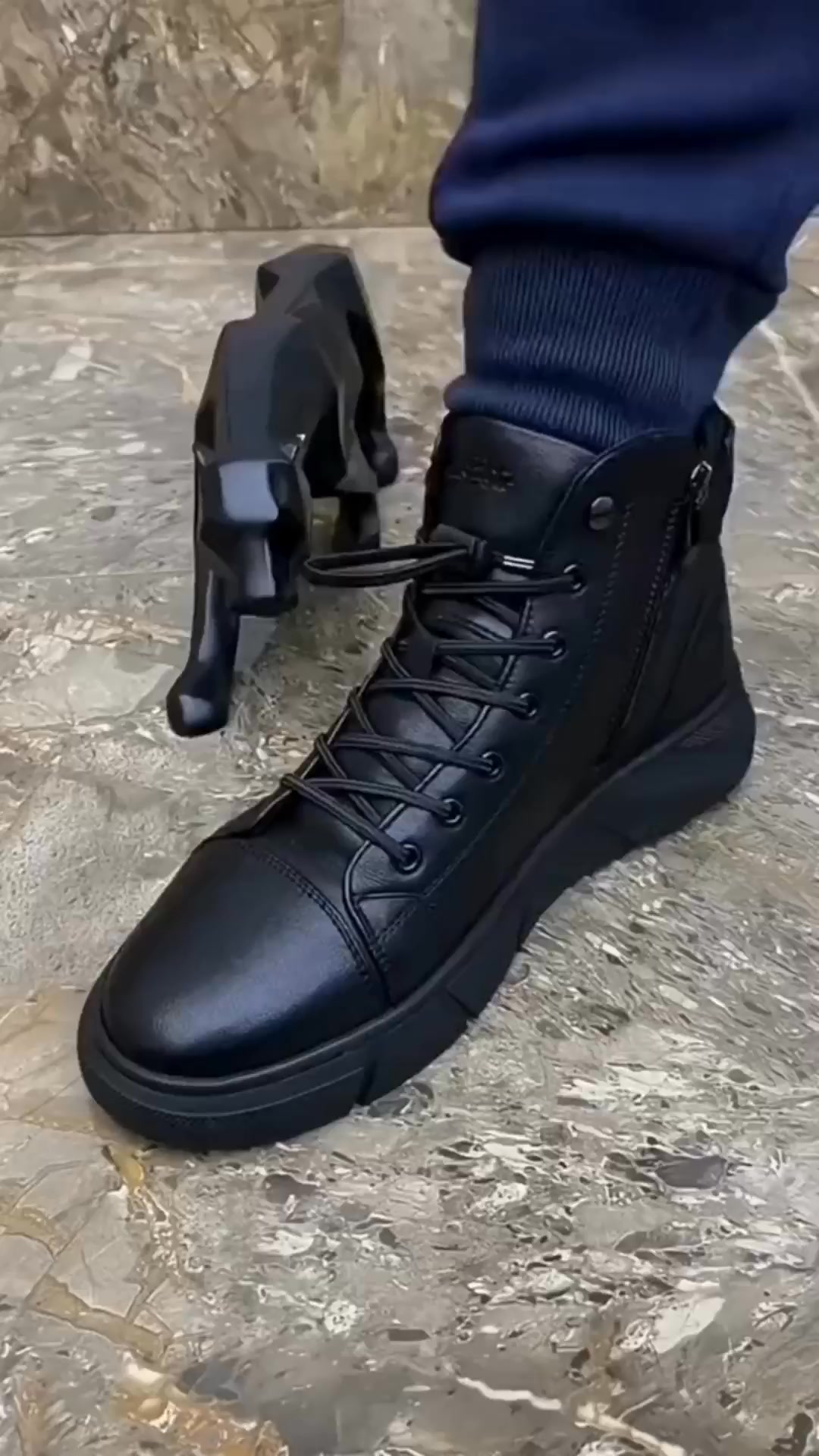 【Limited Offer: Buy 2 Get 5% OFF + FREE Shipping!】 Waterproof & Slip-Resistant Genuine Leather Boots | All-Day Comfort