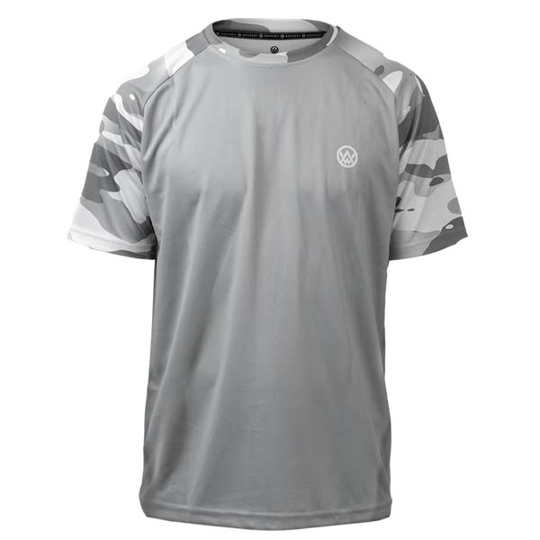 Arctic Camo Short Sleeve Trail MTB Jersey (Sleeves Only Design)
