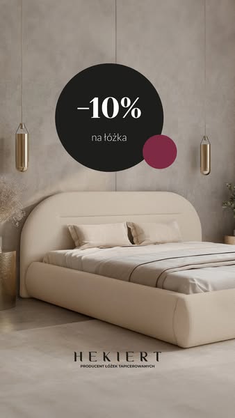 10% na łóżka, zapłać w ratach