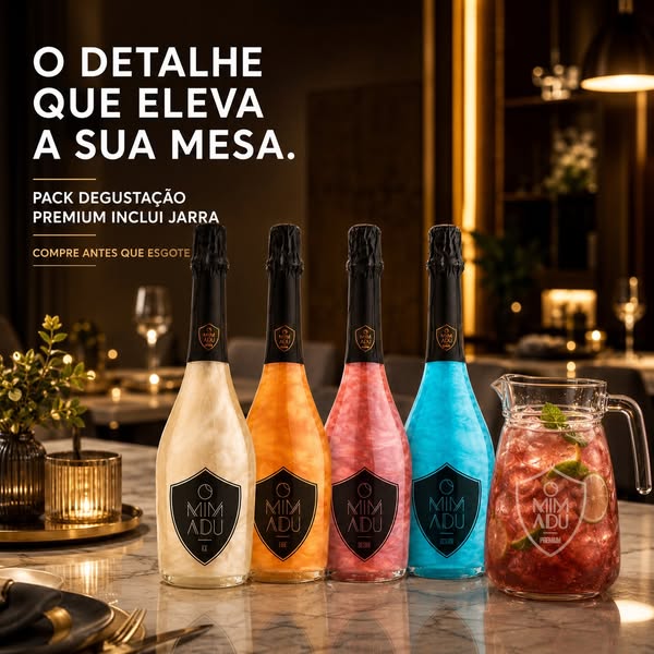 Pack Degustação Premium + Oferta da Jarra Pack Degustação Premium + Oferta JarraPack Degustação Premium + Oferta da Jarra - O Mimadu