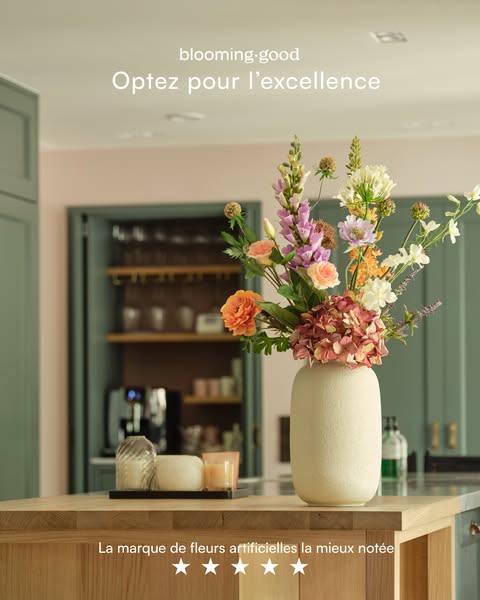 La nouvelle référence des fleurs artificielles.