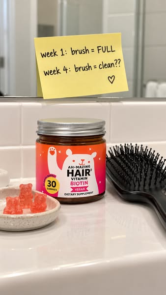 The ball of hair on her brush got smaller every week