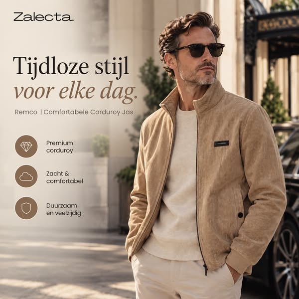 Remco Corduroy Jas | Nu €69,95