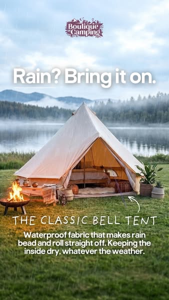 The Classic Bell Tent, For Classic UK Weather