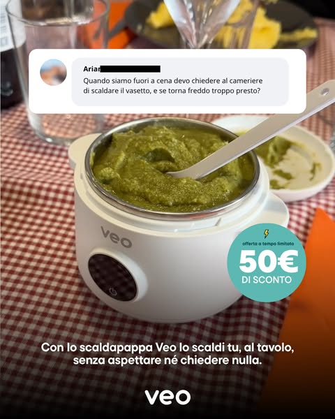 Pappa pronta sempre, ovunque tu sia