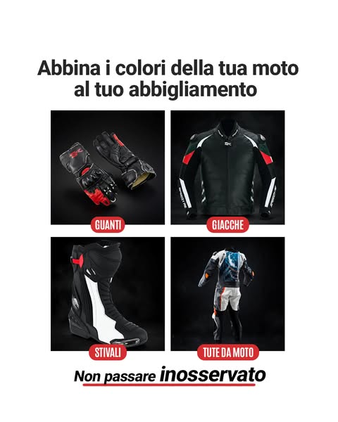Total Look Coordinato Moto