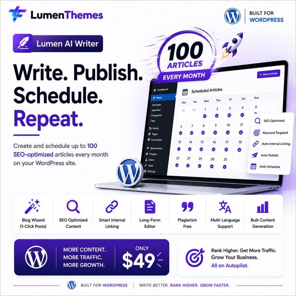 Lumen AI Writer — Site-Aware