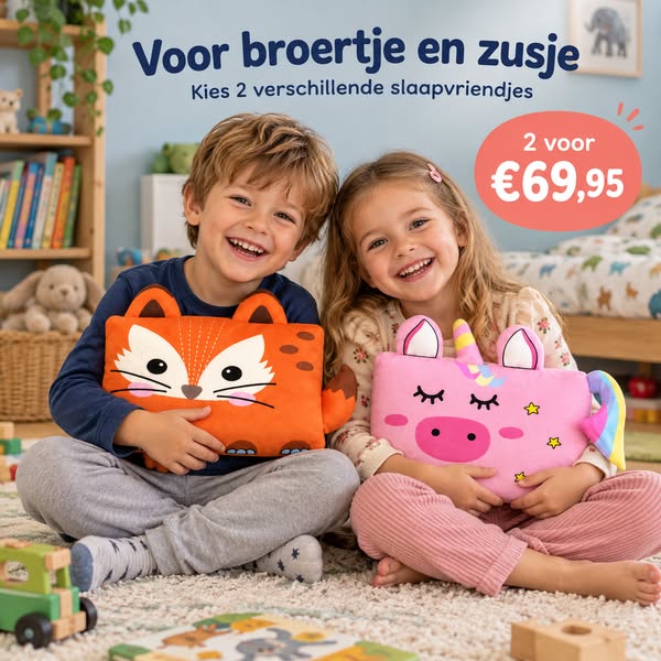 Twee vriendjes voor €69,95