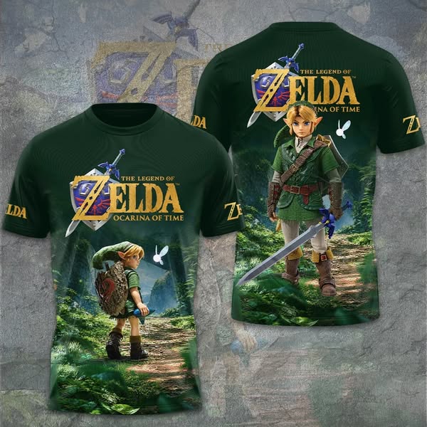Zelda Ocarina of Time Graphic Tee