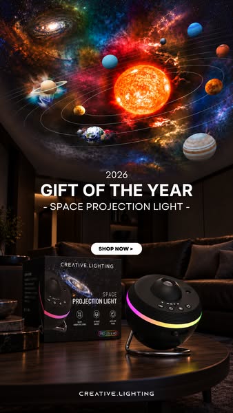 Lumière de projection spatiale