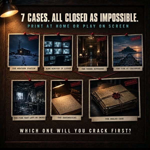 7 Impossible Cases. Can You Solve Them?