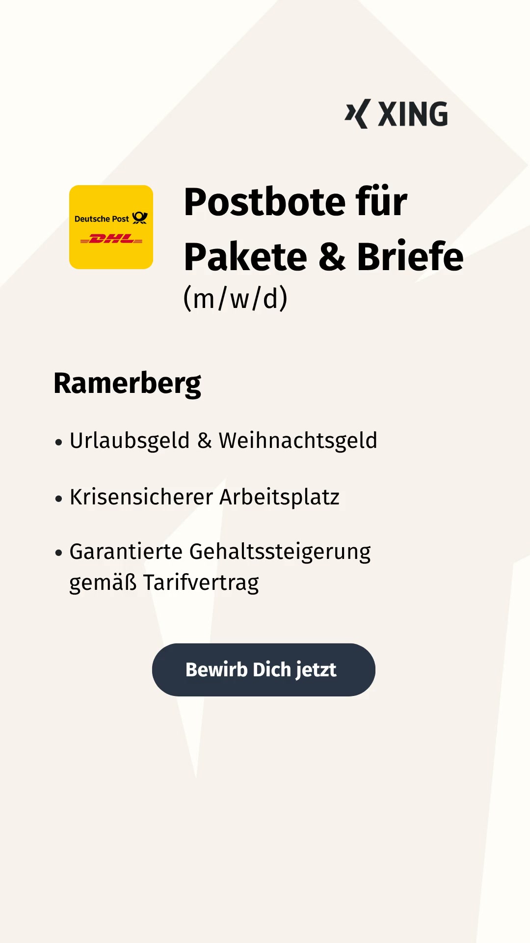 Postbote (m/w/d) in Ramerberg