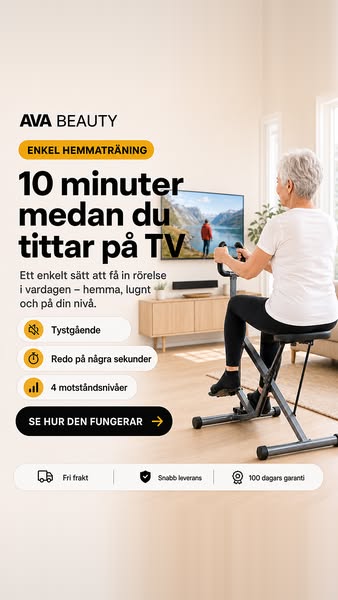 10 minuter medan du tittar på TV – det är allt
