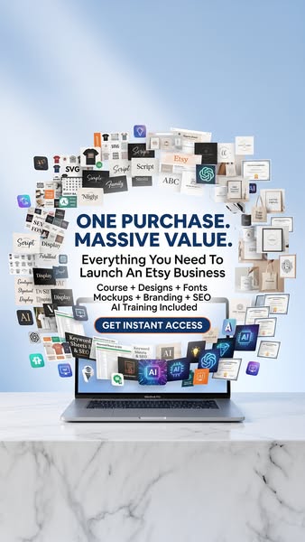 Everything You Need for Etsy Just $29