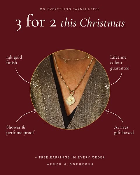 3 for 2 on Tarnish Free Jewellery