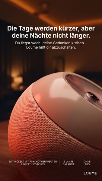 Einschlafen in Minuten.
