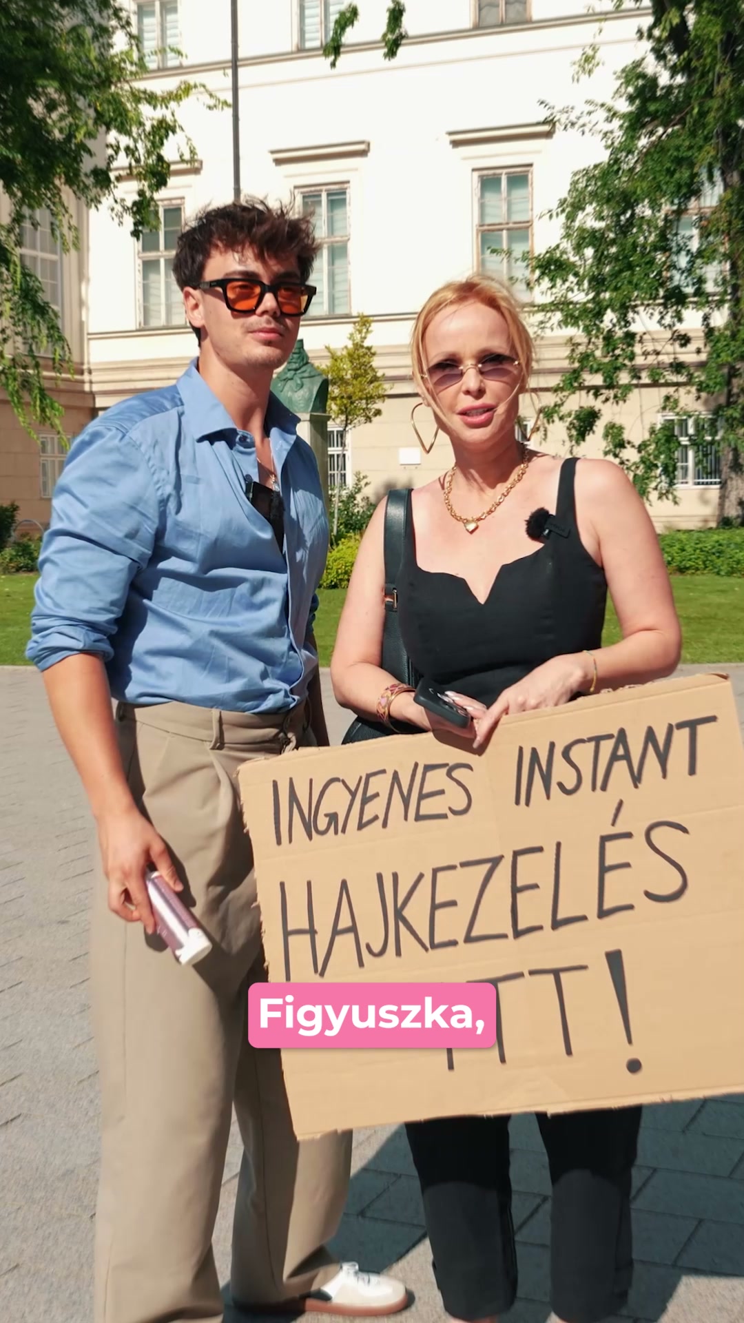Profi hajátalakulás az utcán!