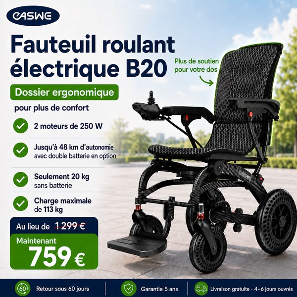 Plus de liberté au quotidien avec l’Easwe B20