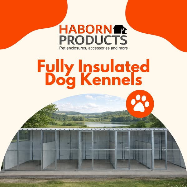 Fully Insulated Dog Kennels