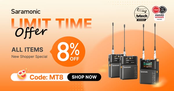 Pro Timecode Mic for Filmmakers